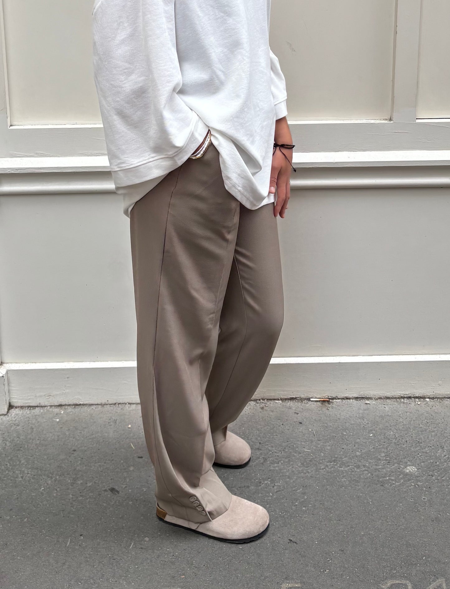 Pantalon Elyah Taupe